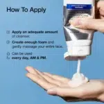 Anua 8 Hyaluronic Acid Hydrating Gentle Foaming Cleanser How to use